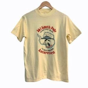 Vintage Hanes Single Stitch Ski South Pole T-Shirt